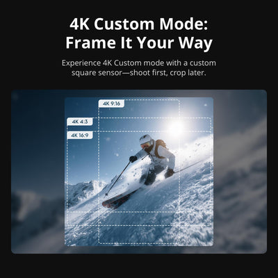 DJI Osmo Action 6 on 1.5m extension rod showing extended reach for angles