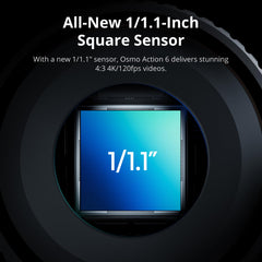 DJI Osmo Action 6 close-up of lens and sensor area highlighting image clarity