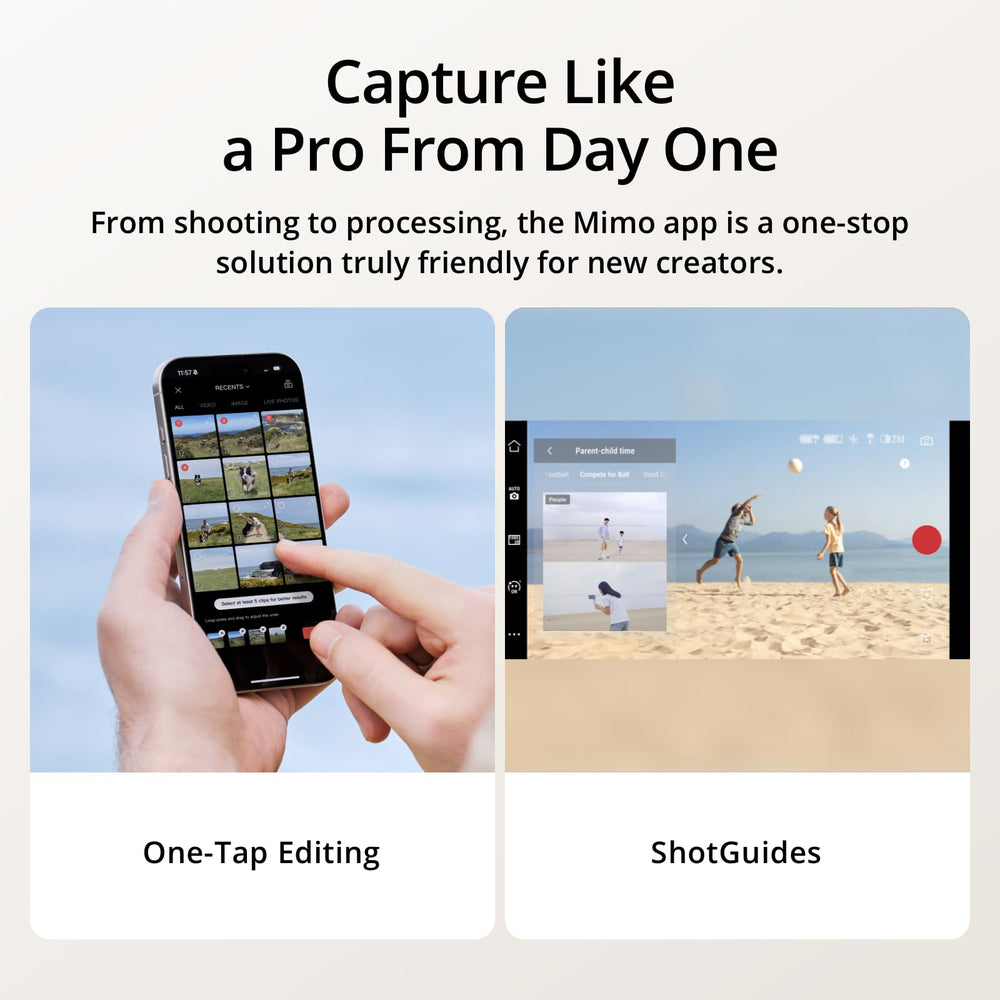 DJI Osmo Mobile 7P handheld in use for smooth outdoor vlogging