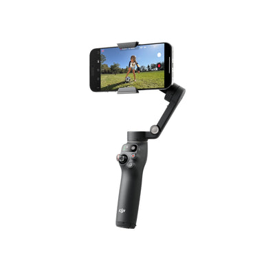 DJI Osmo Mobile 8 extension rod deployed for wide-angle and group shots benefit