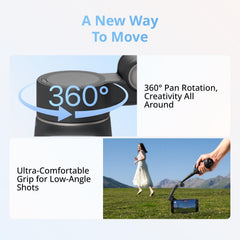 DJI Osmo Mobile 8 folded compact for travel and easy storage benefit