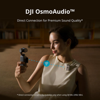 DJI Osmo Pocket 3 Creator Combo accessories including DJI Mic 2 for better audio