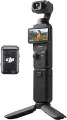DJI Osmo Pocket 3 front angle showing compact gimbal and 1" sensor benefit