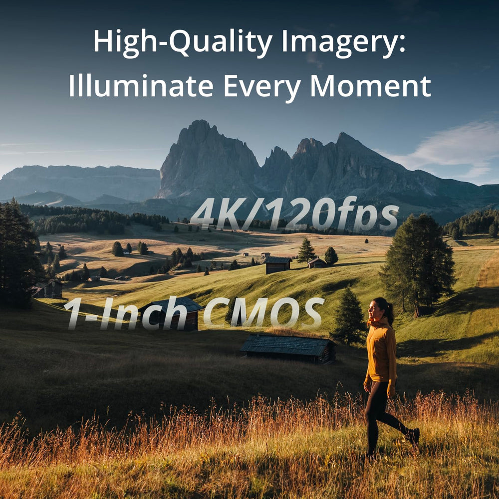 DJI Osmo Pocket 3 rotating 2-inch touchscreen for quick vertical and horizontal framing