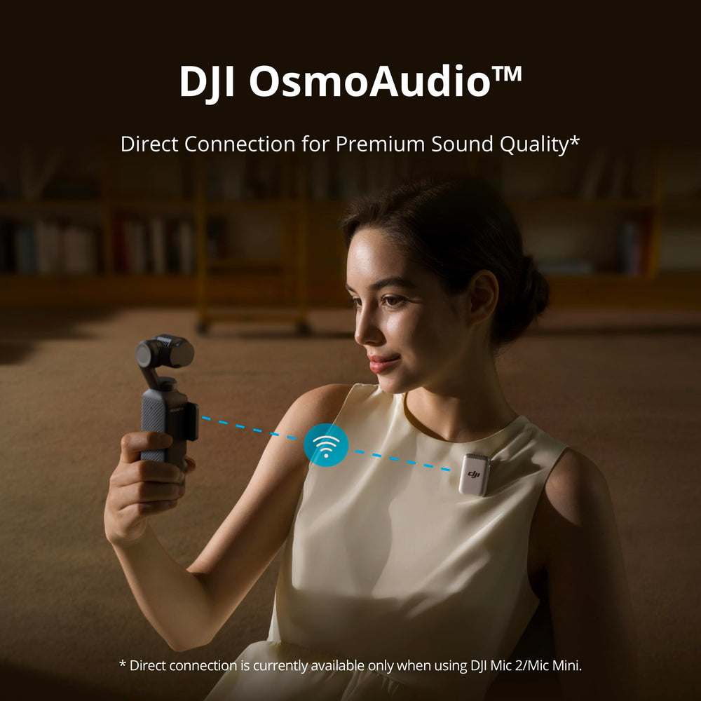 DJI Osmo Pocket 3 mounted on tripod in outdoor lifestyle scene for easy setup benefit