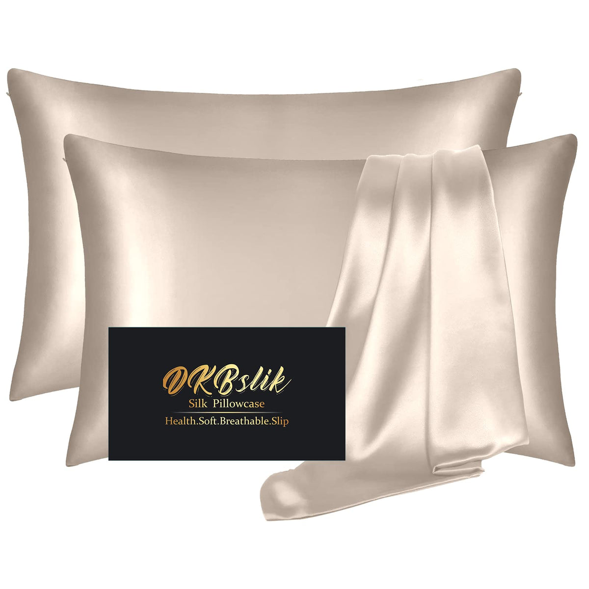 DKBslik funda frontal en color champagne mostrando acabado satinado y elegancia
