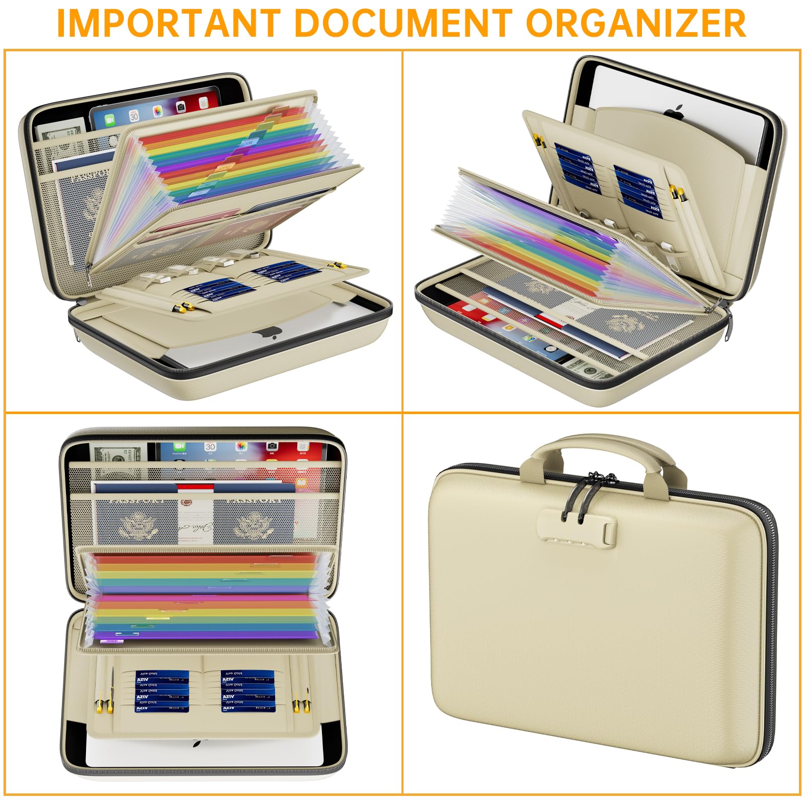 DocSafe set on desk in a home office showing stylish, protective storage