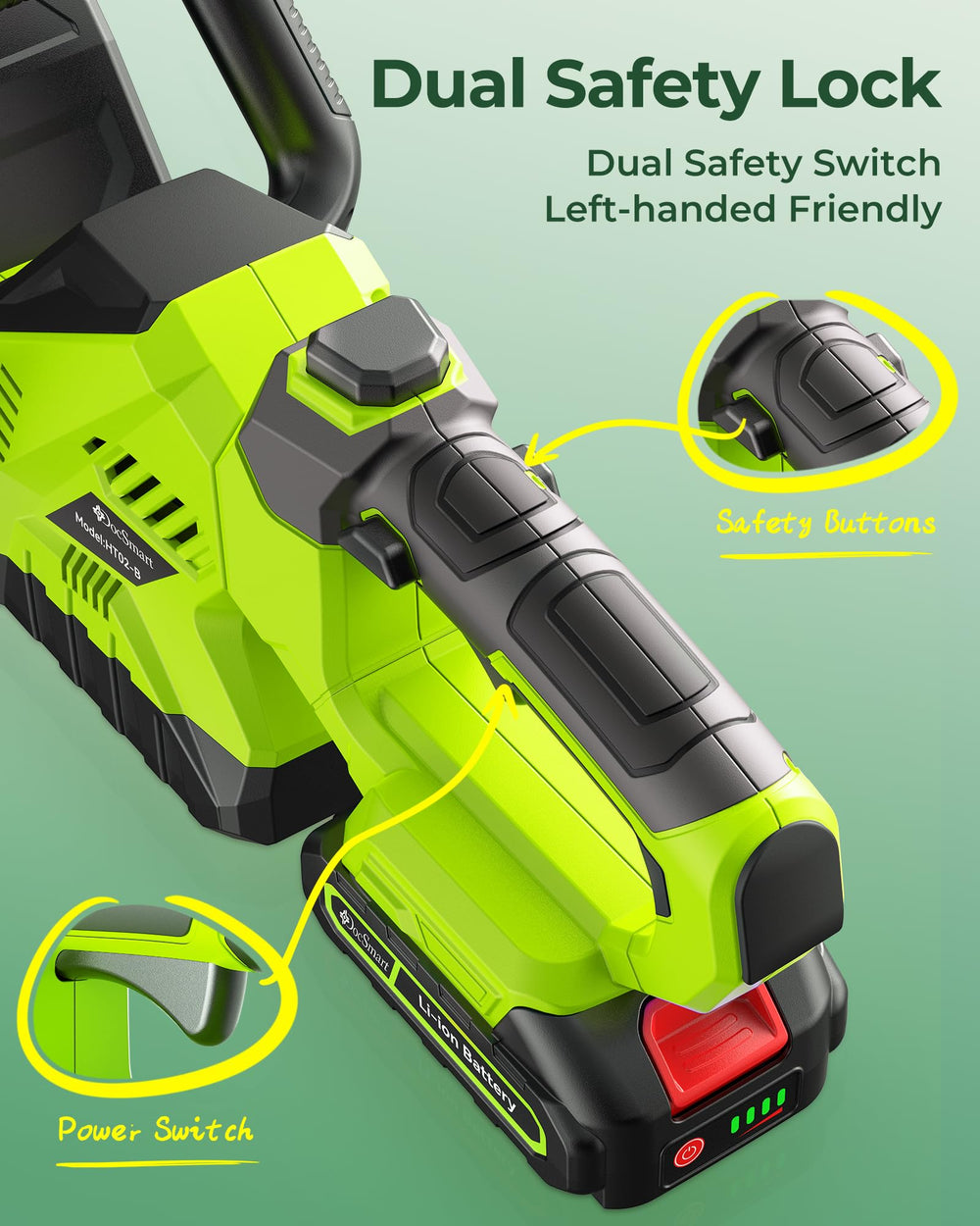 DocSmart gloves and goggles included for safer trimming sessions