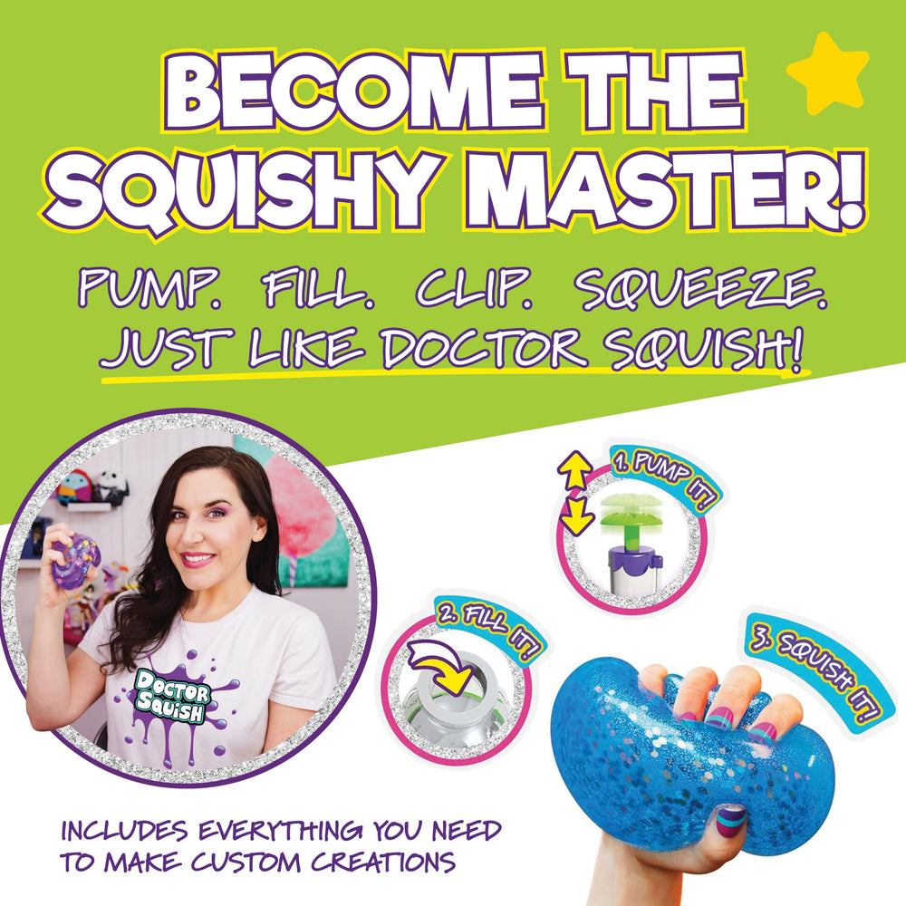 Doctor Squish clips reutilizables ilustrando cierre seguro y fácil apertura