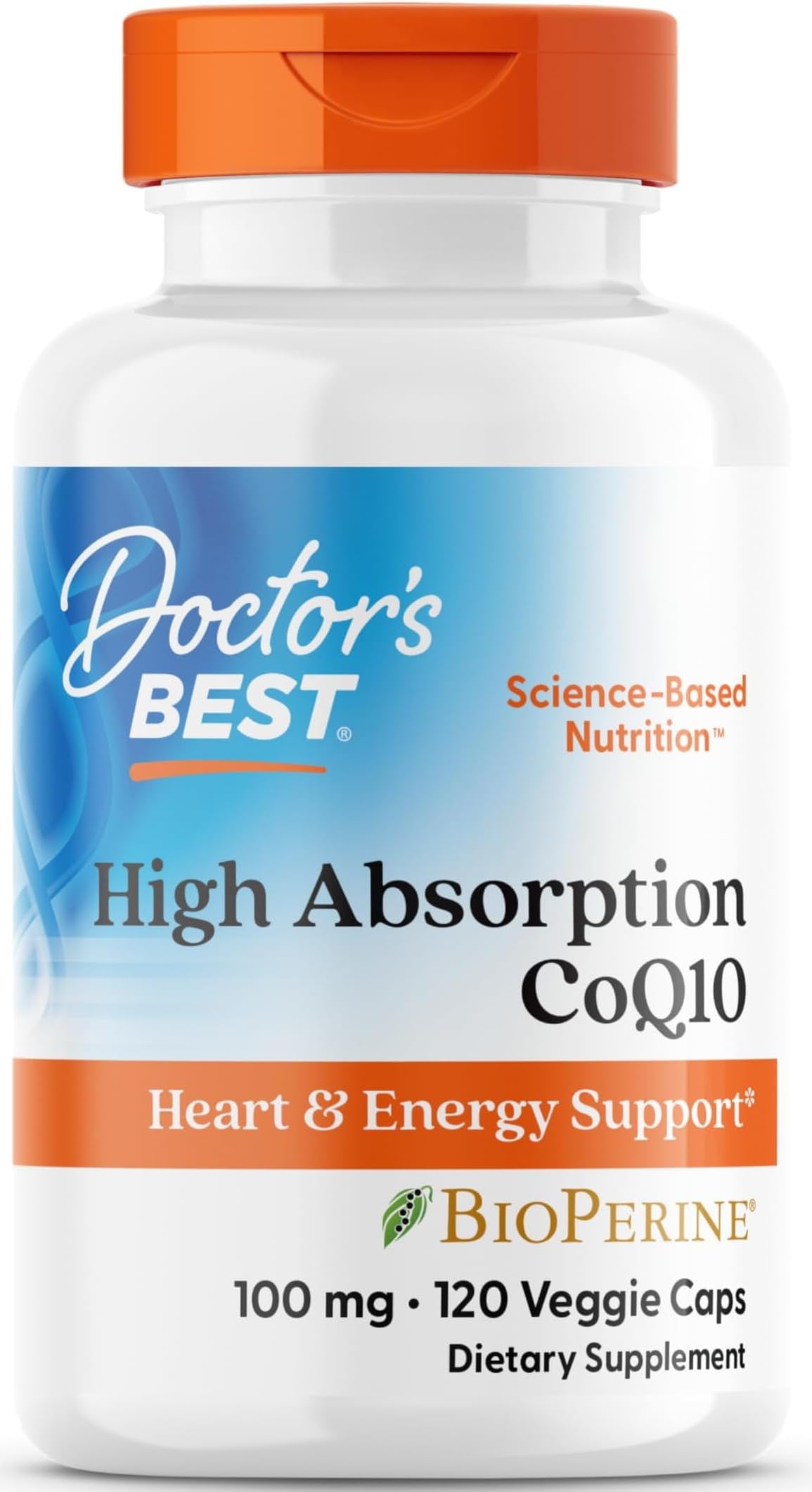 Doctor's BEST front bottle view showing product and clear labeling for confidence