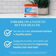 Doctor's Best comparación de tamaño del envase con mano, práctico y dosificable