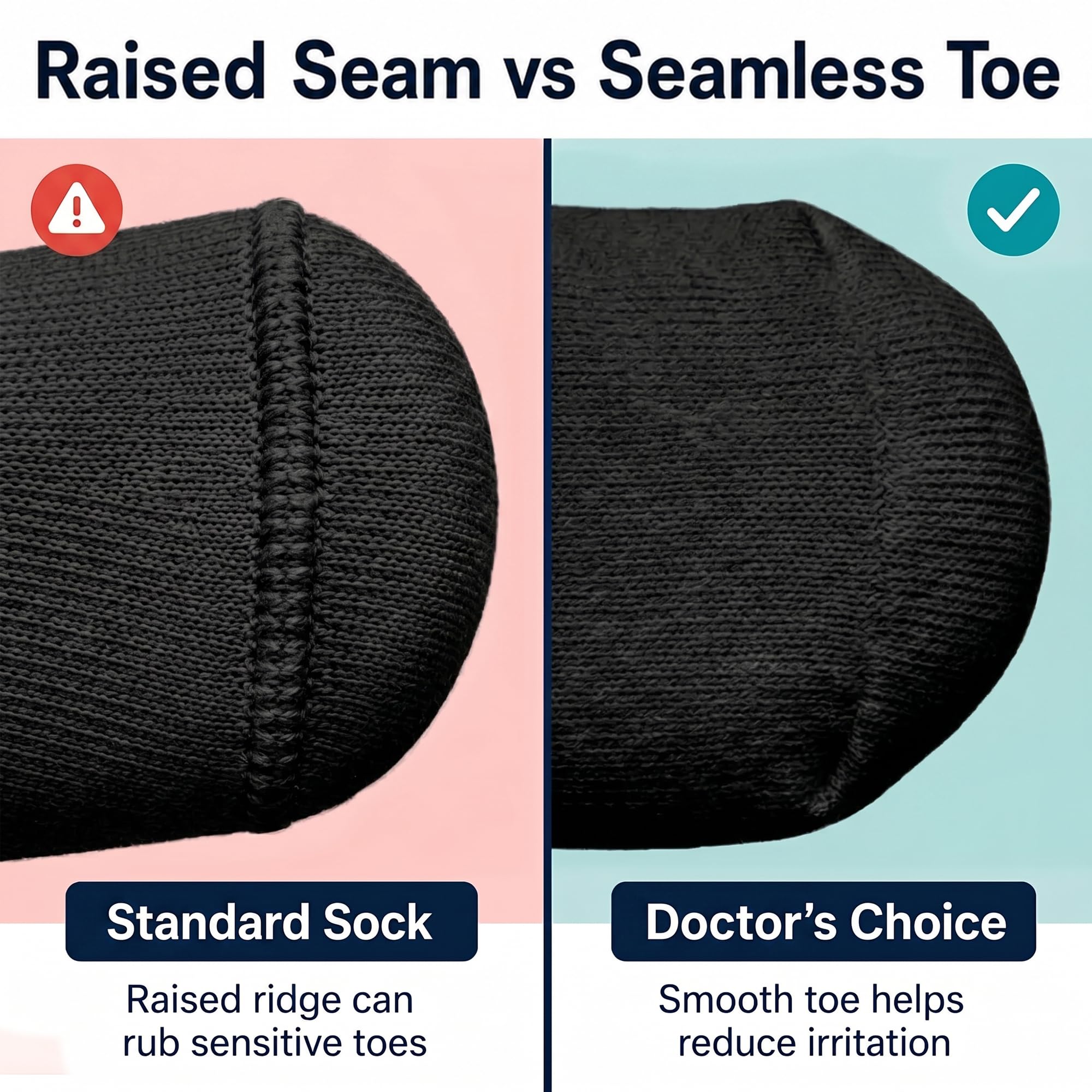 Doctor's Choice comparación escala con zapato para confirmar talla