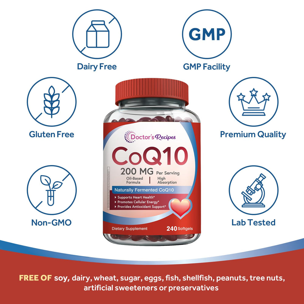 Doctor's Recipes etiqueta con ingredientes y sello no-OGM y sin gluten