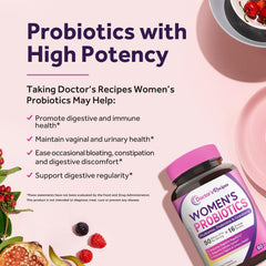 Doctor's Recipes vista del polvo prebiótico para nutrir bacterias buenas