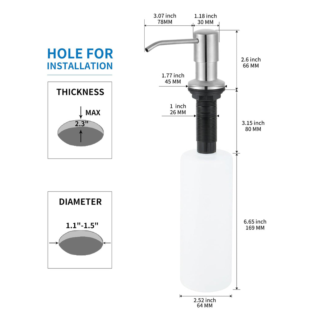 DOILIESE detalle del acabado en níquel cepillado que resiste manchas y combina con la cocina