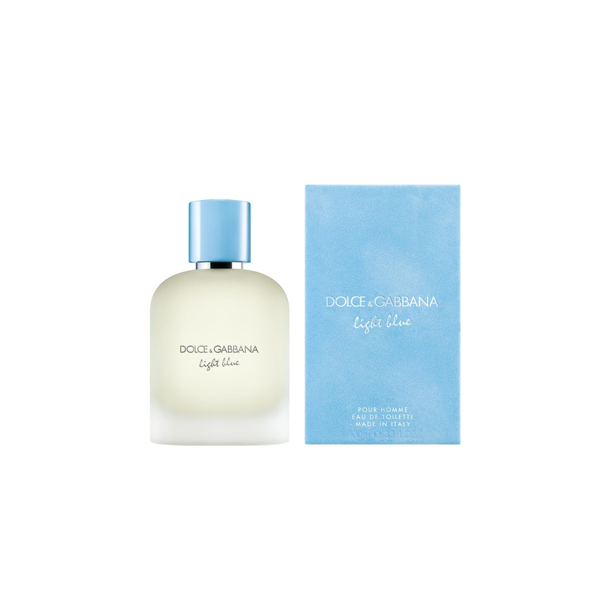Dolce&Gabbana Light Blue angled close-up highlighting bottle texture and elegance
