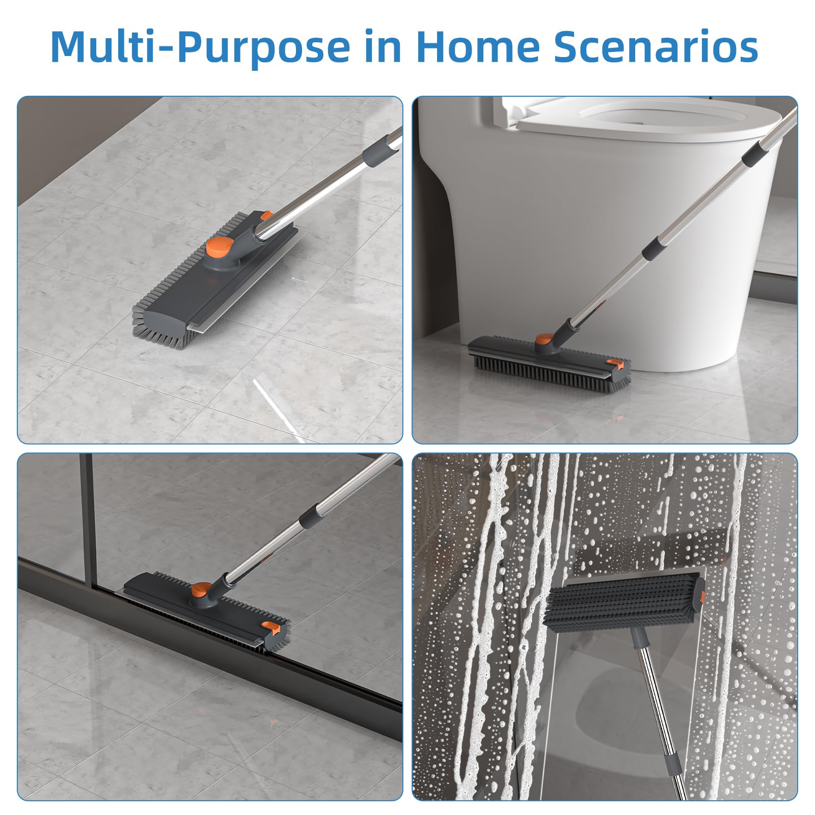 DOLPLEAP mango extensible ajustado para limpiar sin agacharse cómodamente