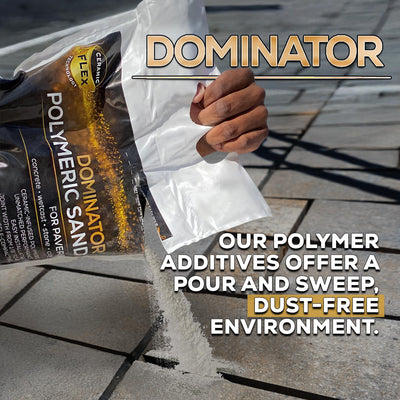 DOMINATOR superficie de pavers terminada realzando color y acabado duradero