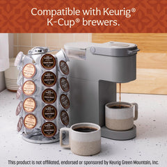 Don Francisco's textura del café molido que sugiere aroma y suavidad