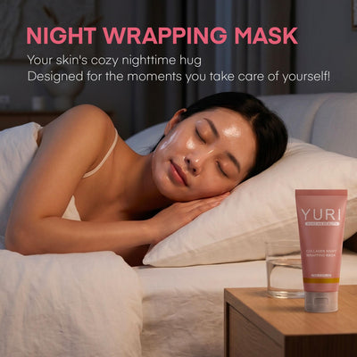 Dongyu YURI en ambiente de dormitorio sugiriendo uso nocturno y acabado 'glass skin' al amanecer
