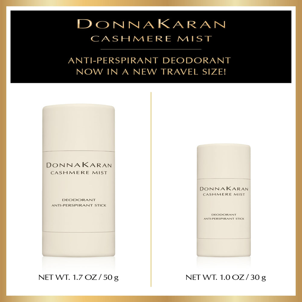 Donna Karan Cashmere Mist primer plano de la etiqueta con notas olfativas clave