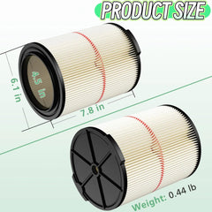 Dooniass detalle de los pliegues del papel para mayor área de filtrado