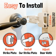 Door Buddy en uso junto a comedero, mantiene gato adentro y perro afuera