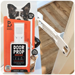 Door Buddy vista frontal de la placa, seguridad para área de gato