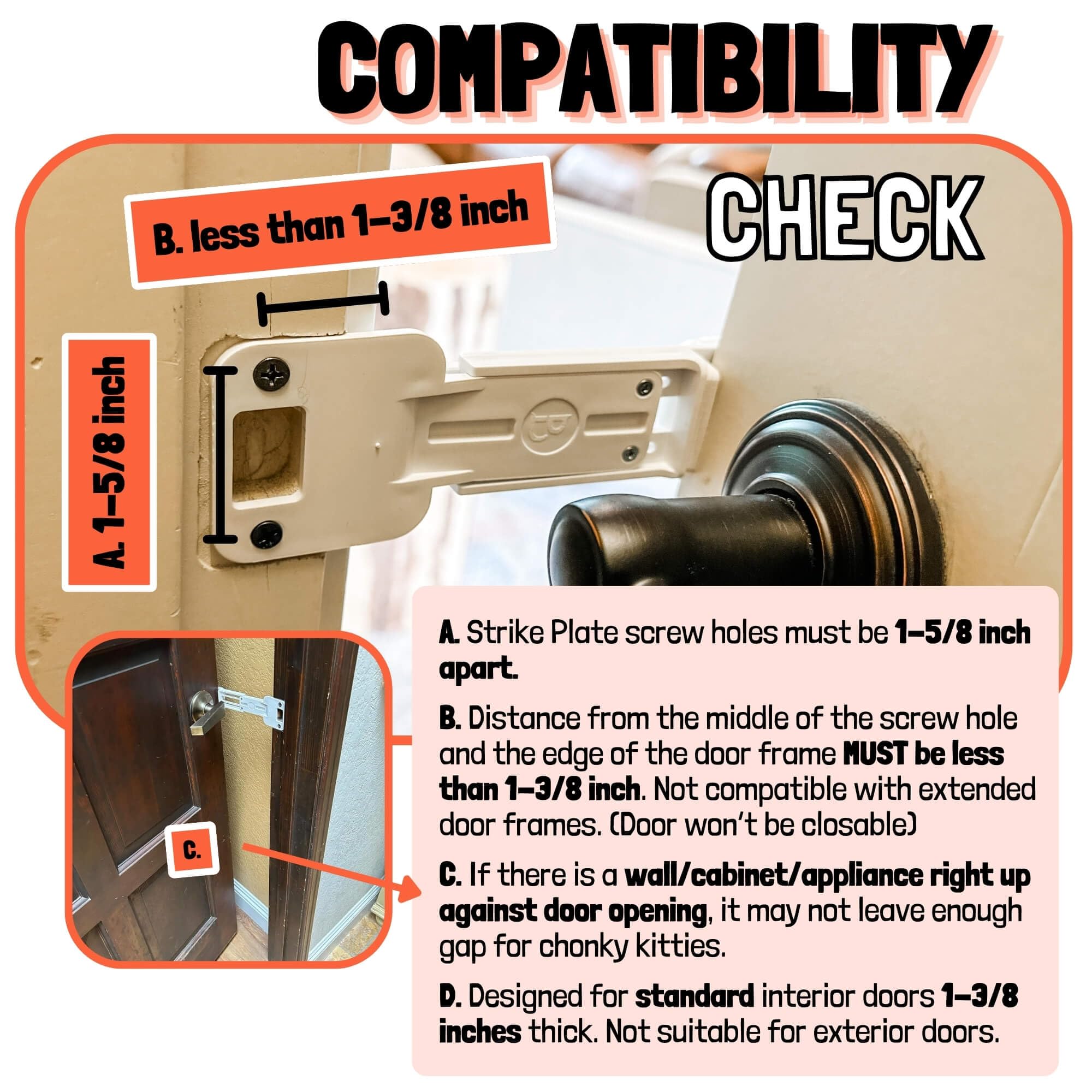 Door Buddy primer plano material robusto, durabilidad garantizada