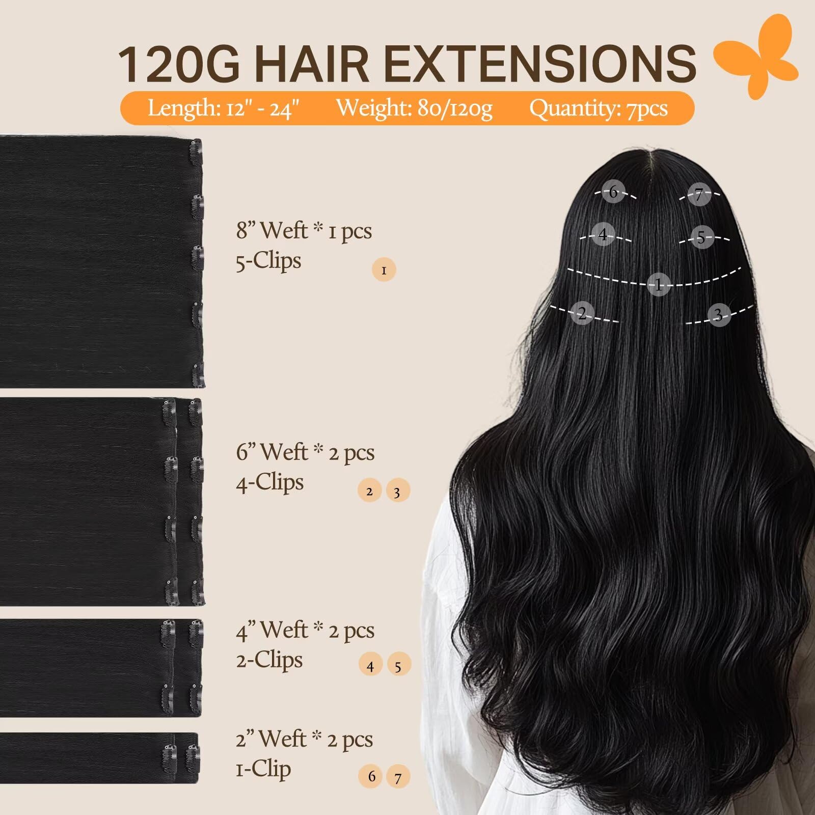 DOORES textura del cabello humano brillante y suave para estilizar