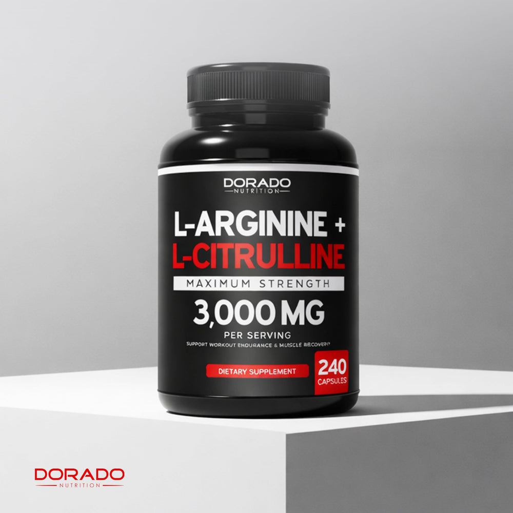 DORADO NUTRITION vista superior de cápsulas ordenadas para cantidad