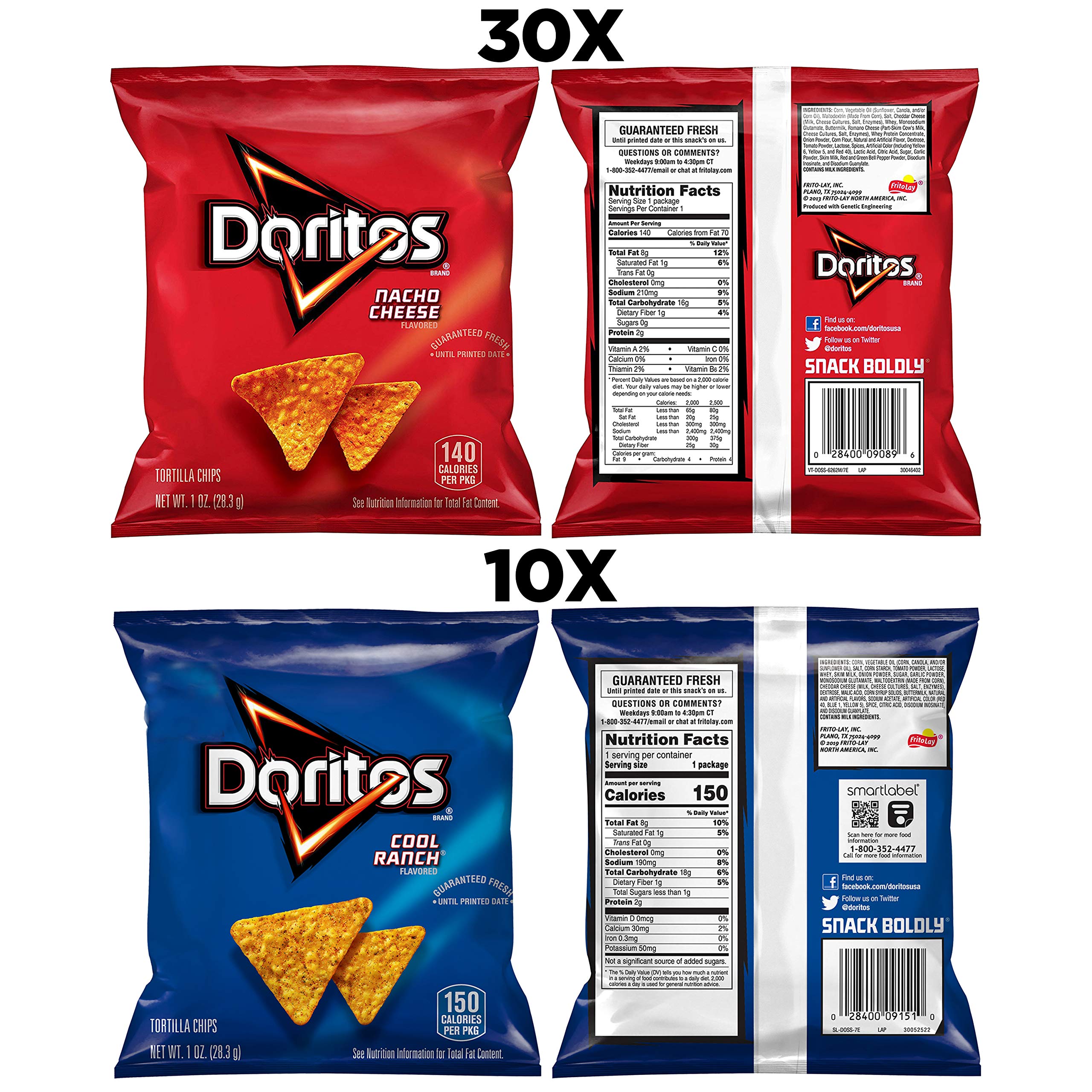 Doritos Nacho Cheese chip close-up showing crunchy texture and bold seasoning benefit