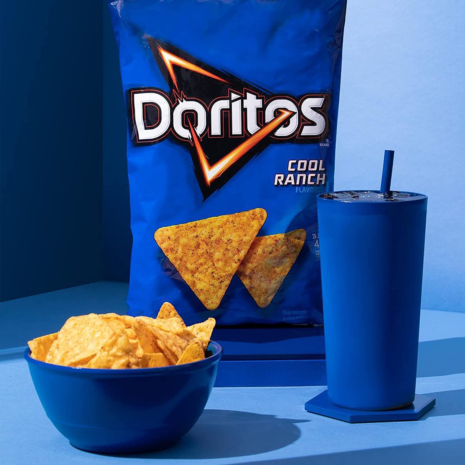 Stack of Doritos single-serve bags displaying quantity for events and resale