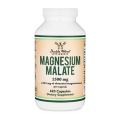 Double Wood Supplements front label showing product name and strengths for quick identification