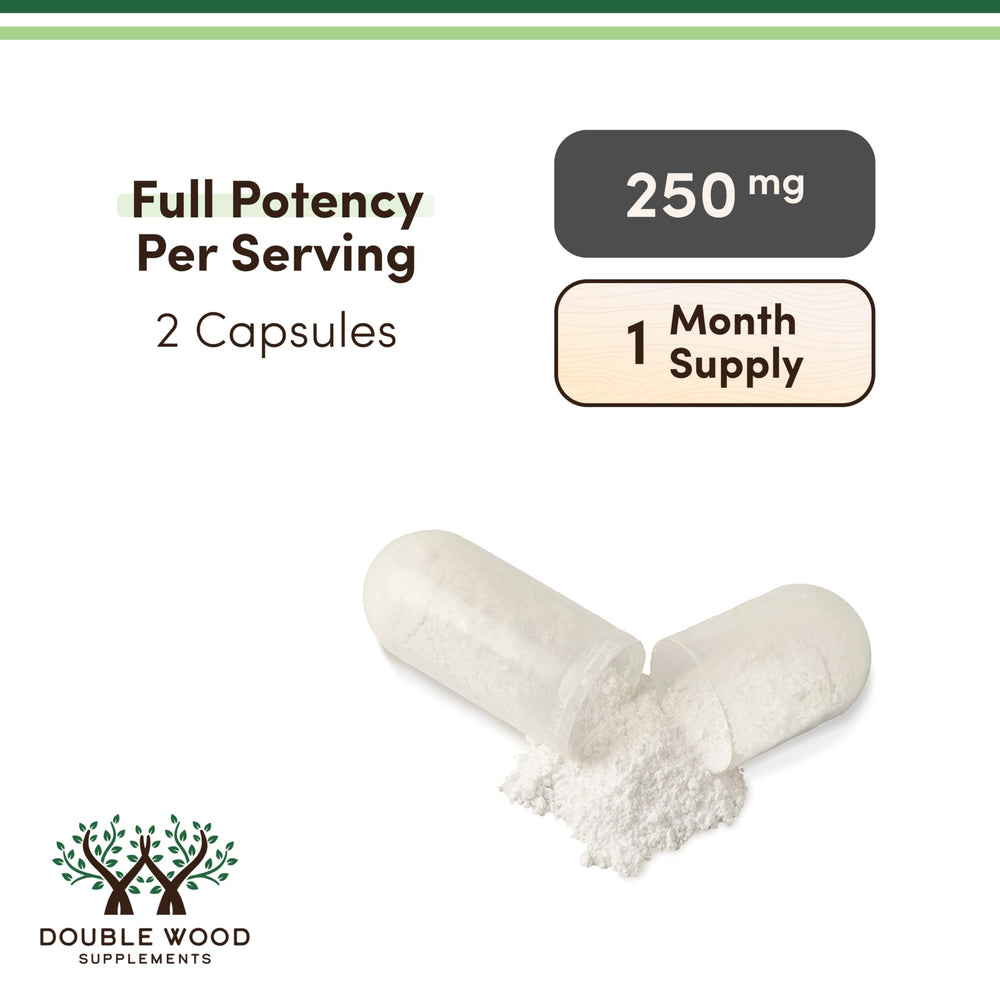 Double Wood etiqueta nutricional primer plano con información de pureza