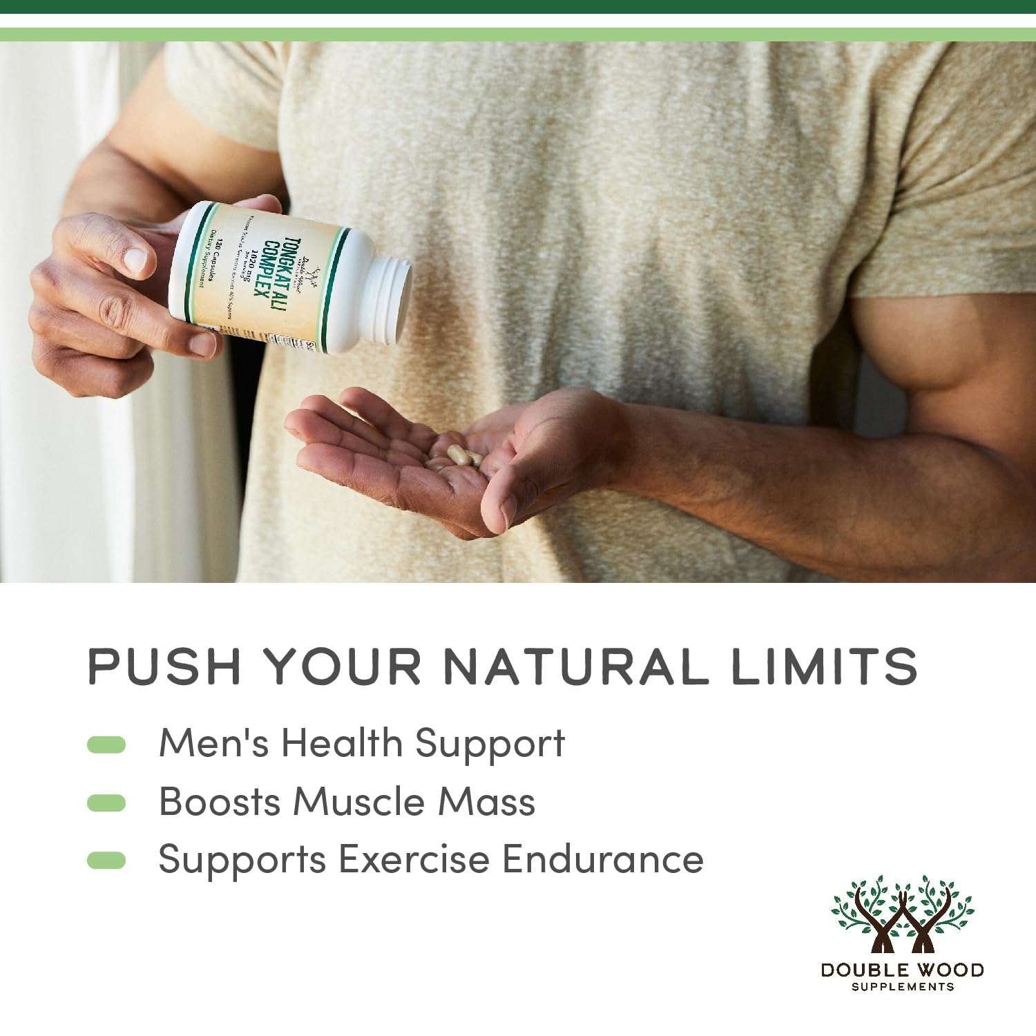 Double Wood etiqueta nutricional visible, transparencia en ingredientes