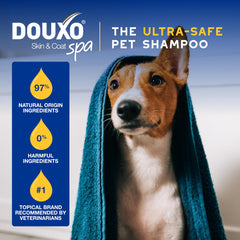DOUXO etiqueta con ingredientes y certificaciones que aporta confianza y seguridad