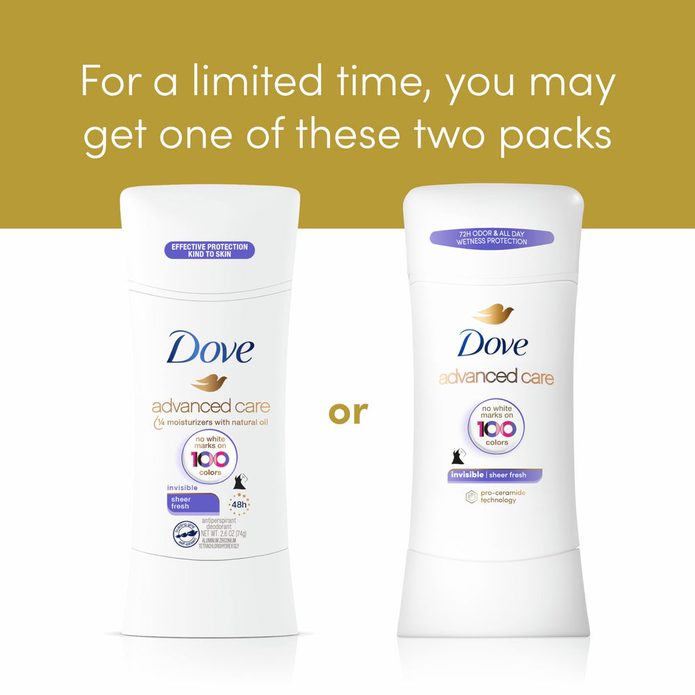 Dove etiqueta con Pro-Ceramide Technology resaltando cuidado tras afeitado