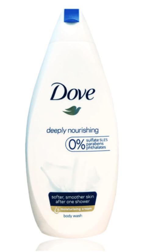 Dove frasco frontal 15.2 oz mostrando etiqueta y beneficio hidratación