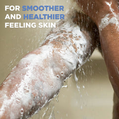 DOVE MEN + CARE textura del gel demostrando hidratación y suavidad