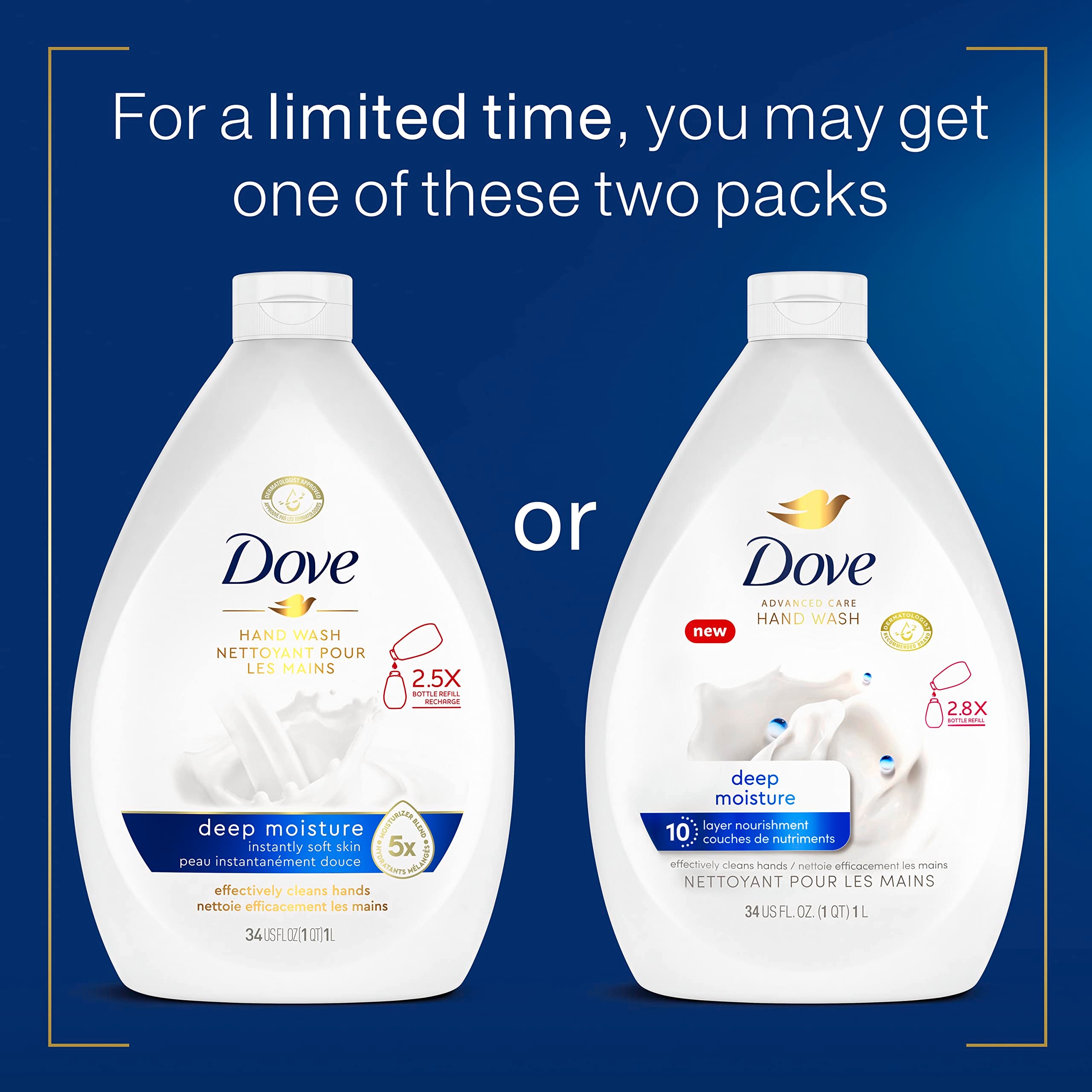 Dove textura de espuma crema, limpieza suave e hidratación