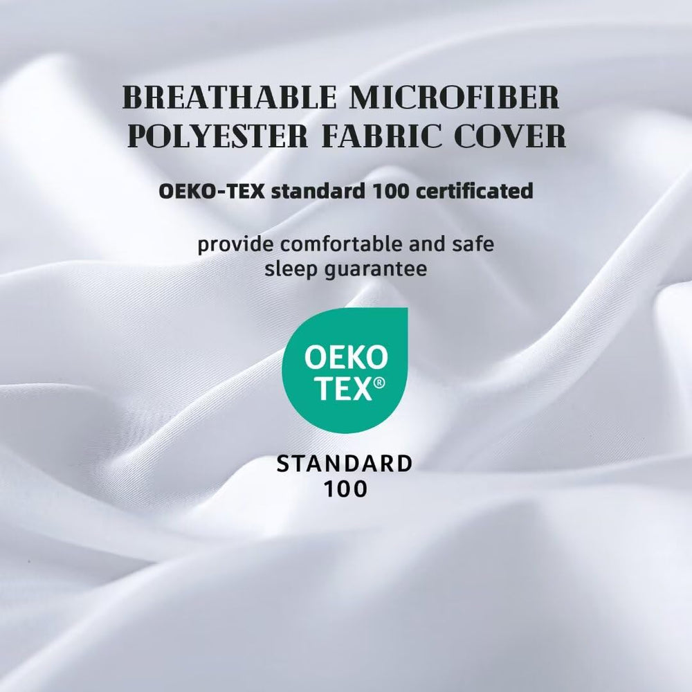 DOWNCOOL primer plano de microfibra, tacto suave y transpirable