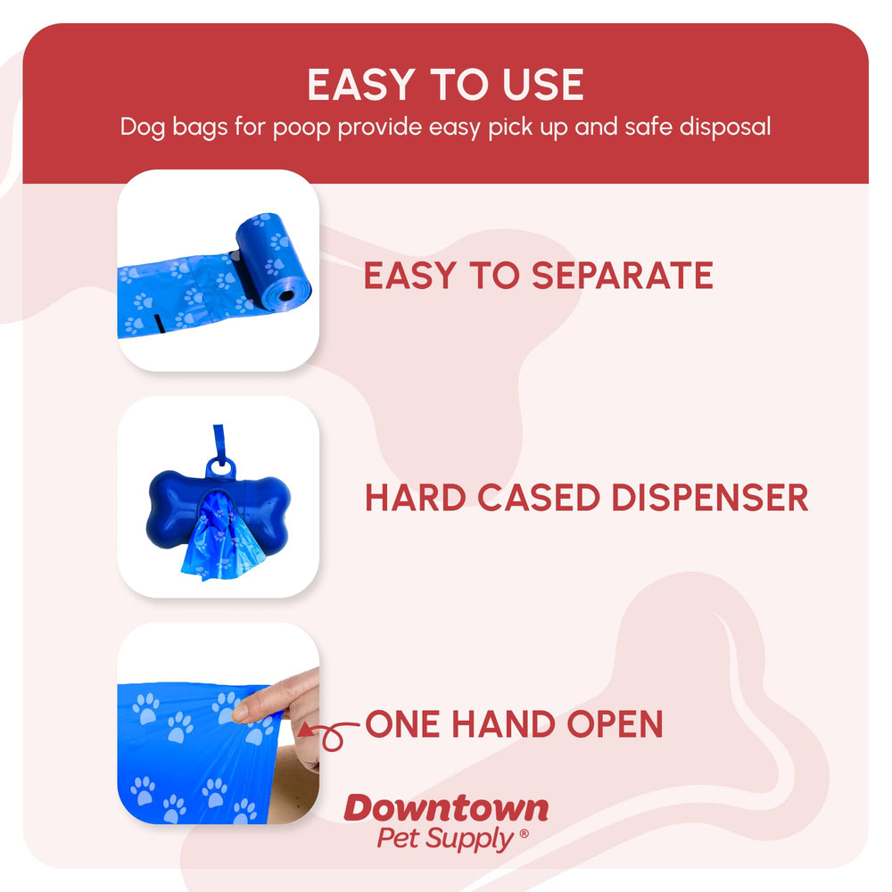 Downtown Pet Supply dispensador en forma de hueso sujetado en correa