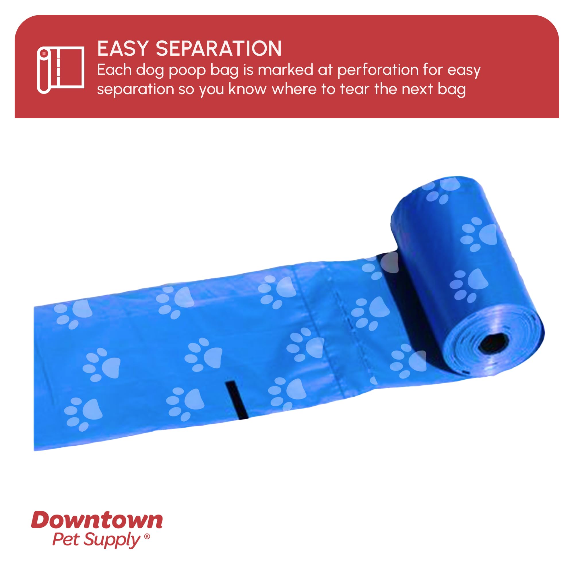 Downtown Pet Supply dispensador enganchado a la correa durante paseo