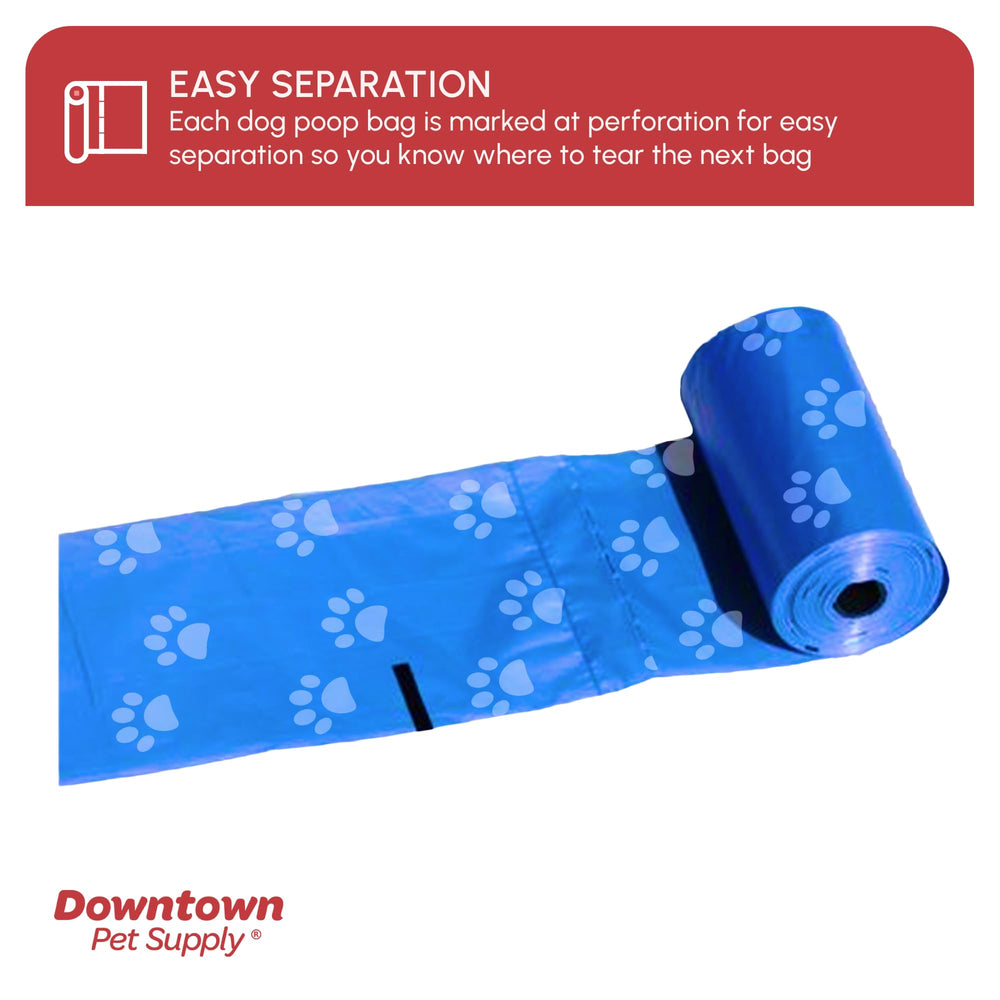 Downtown Pet Supply dispensador enganchado a la correa durante paseo