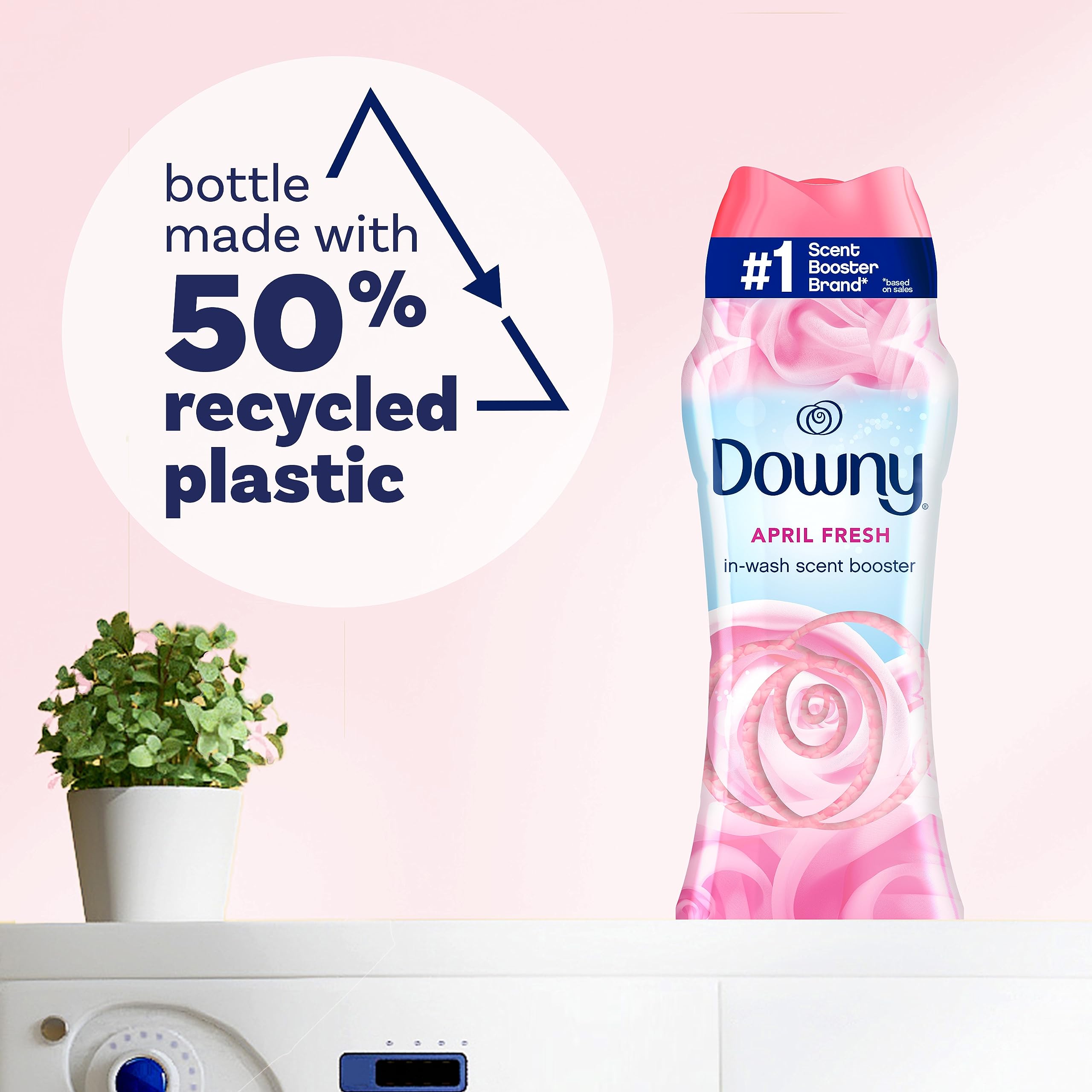 Downy vista lateral del packaging mostrando contenido 30.1 oz