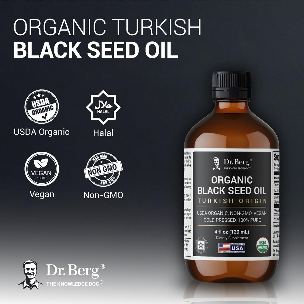 Dr. Berg aceite textura en gotero mostrando fluidez y pureza del producto