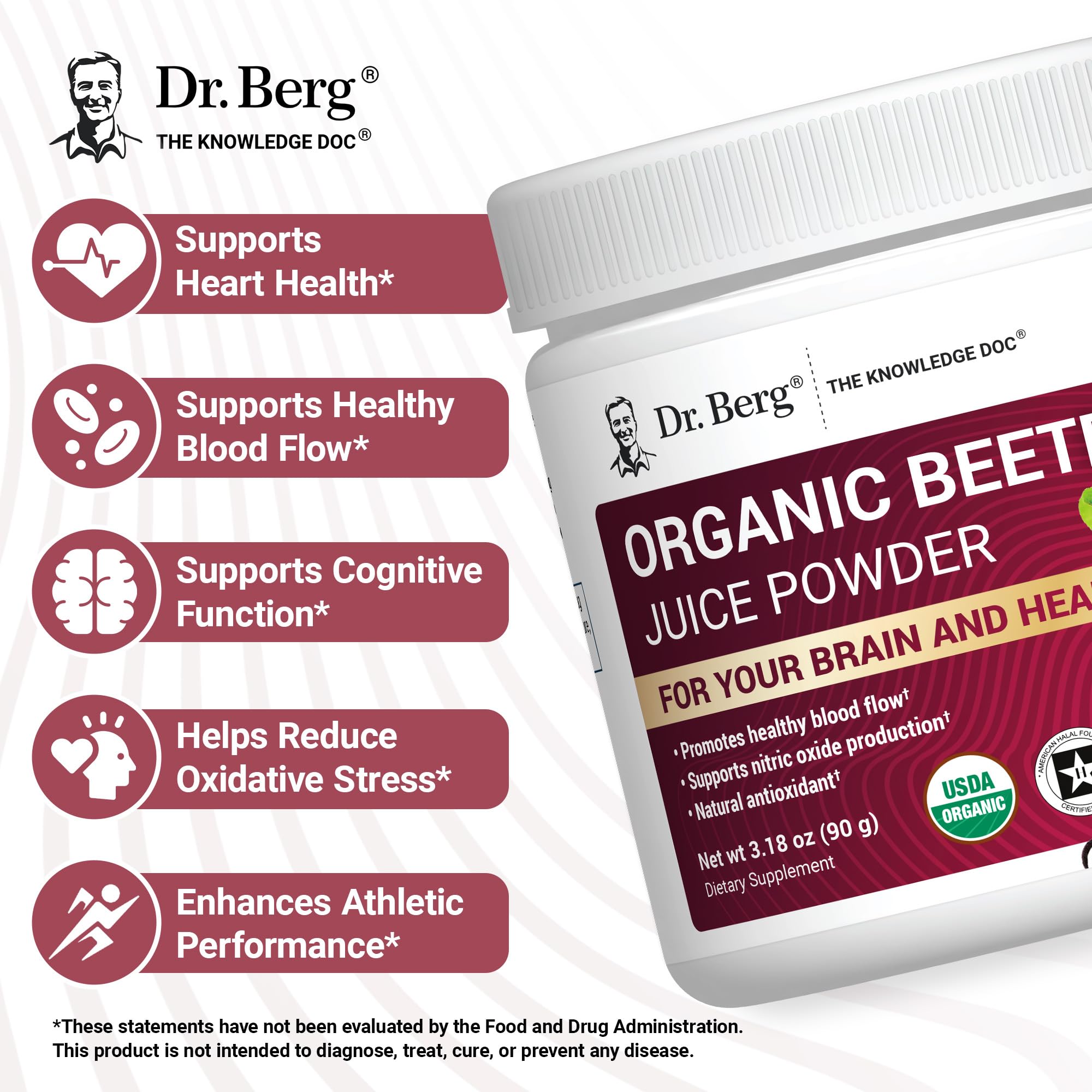 Dr. Berg Nutritionals campo de remolachas mostrando origen natural