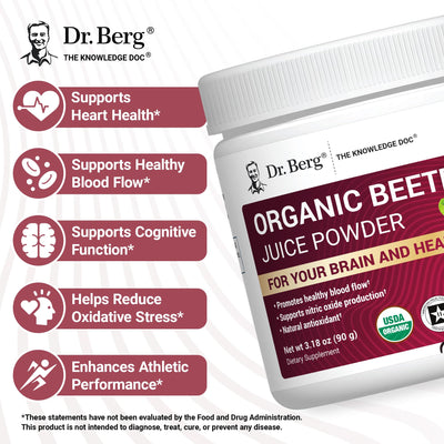 Dr. Berg Nutritionals campo de remolachas mostrando origen natural