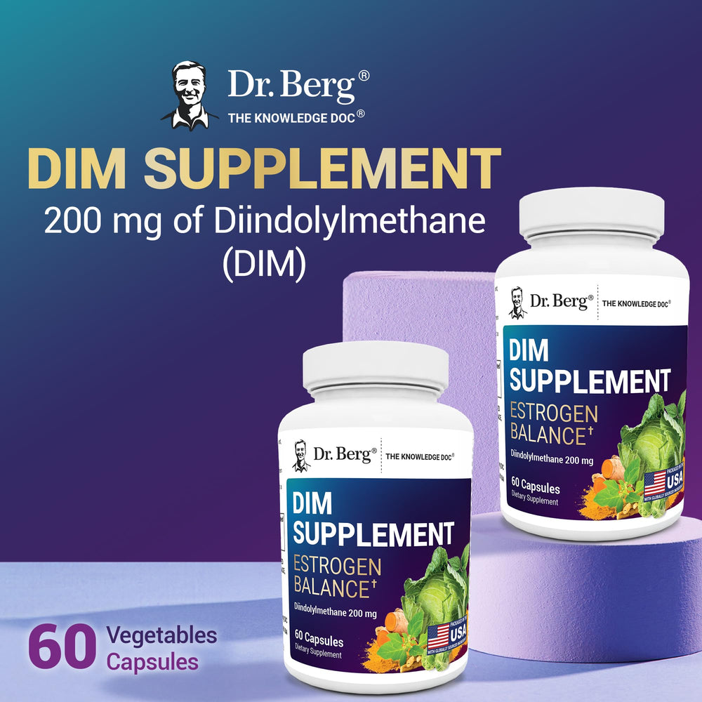 Dr. Berg Nutritionals frasco abierto con cápsulas visibles para dosis